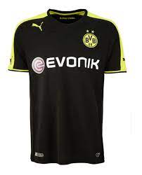 Segunda equipacion del Borussia Dortmund 2013 - 2014 baratas